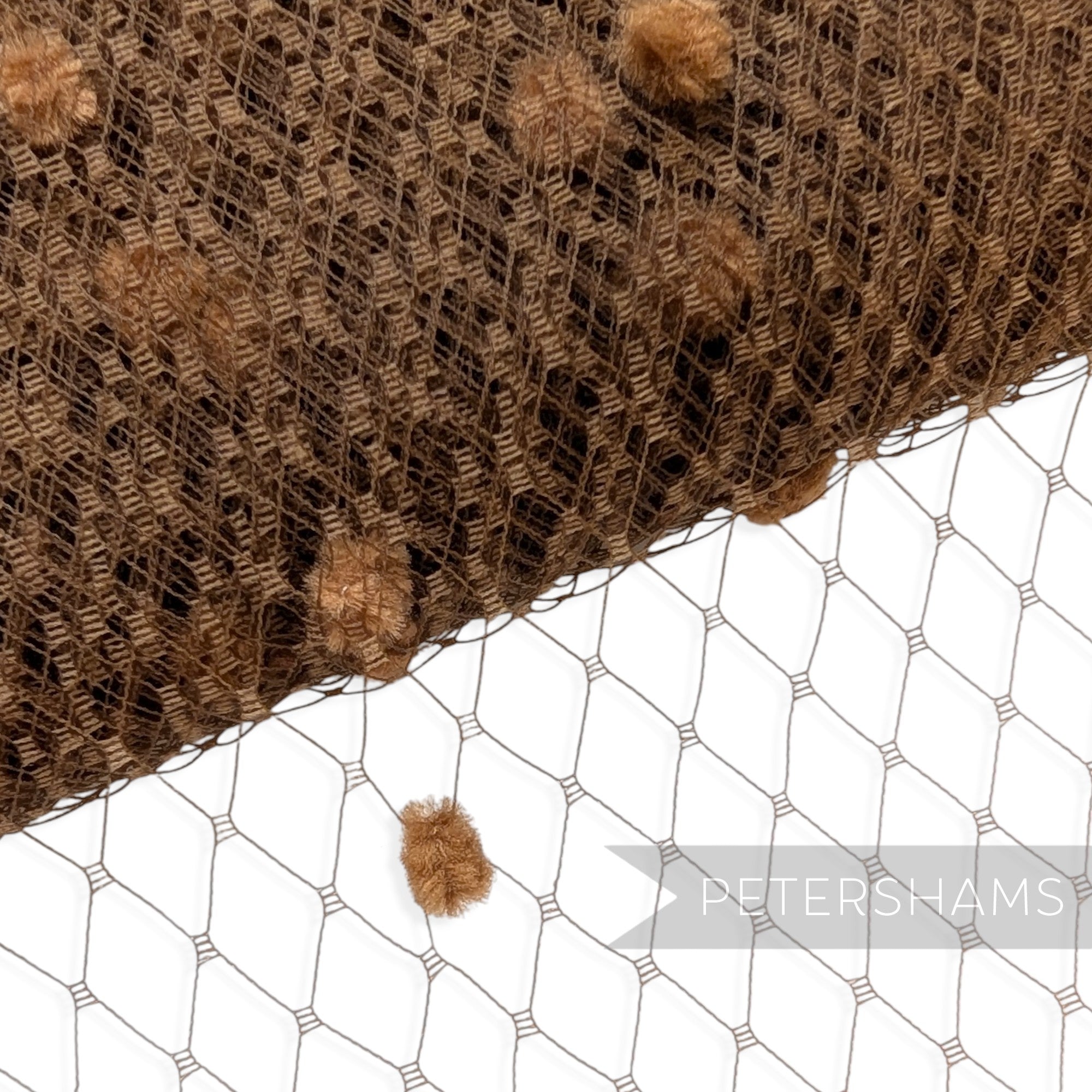 Dotted 9 Inch (23cm) Veiling - 1m