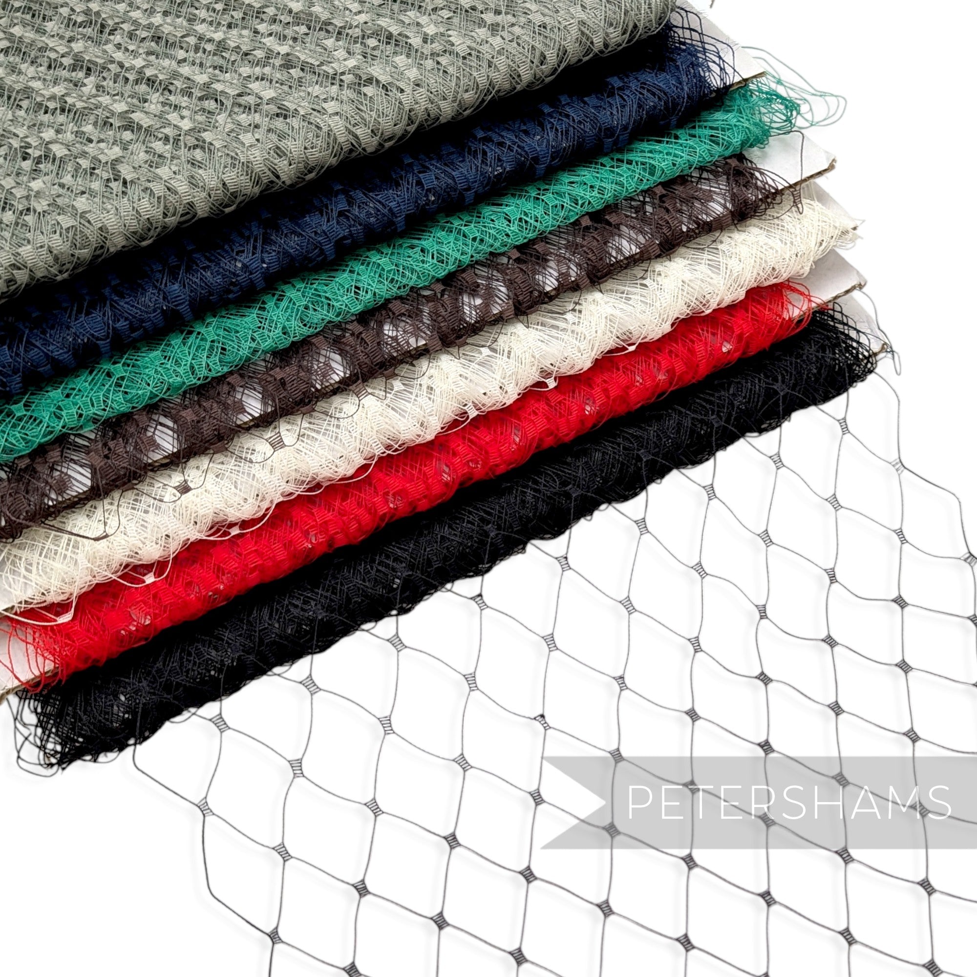 Mega English Merry Widow Veiling 12" (30cm) Wide