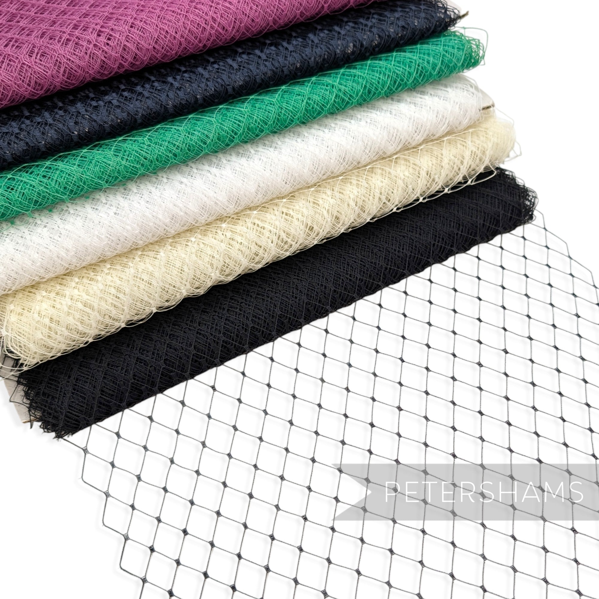 English Merry Widow Veiling, 30cm (12") Wide