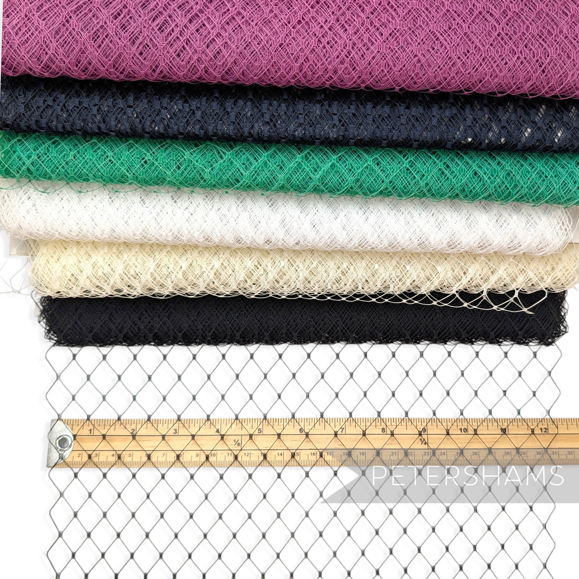 English Merry Widow Veiling, 30cm (12") Wide