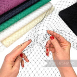 English Merry Widow Veiling, 30cm (12") Wide