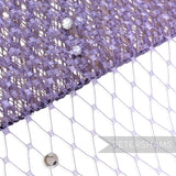 9" (23cm) Wide Diamante Veiling - 1m