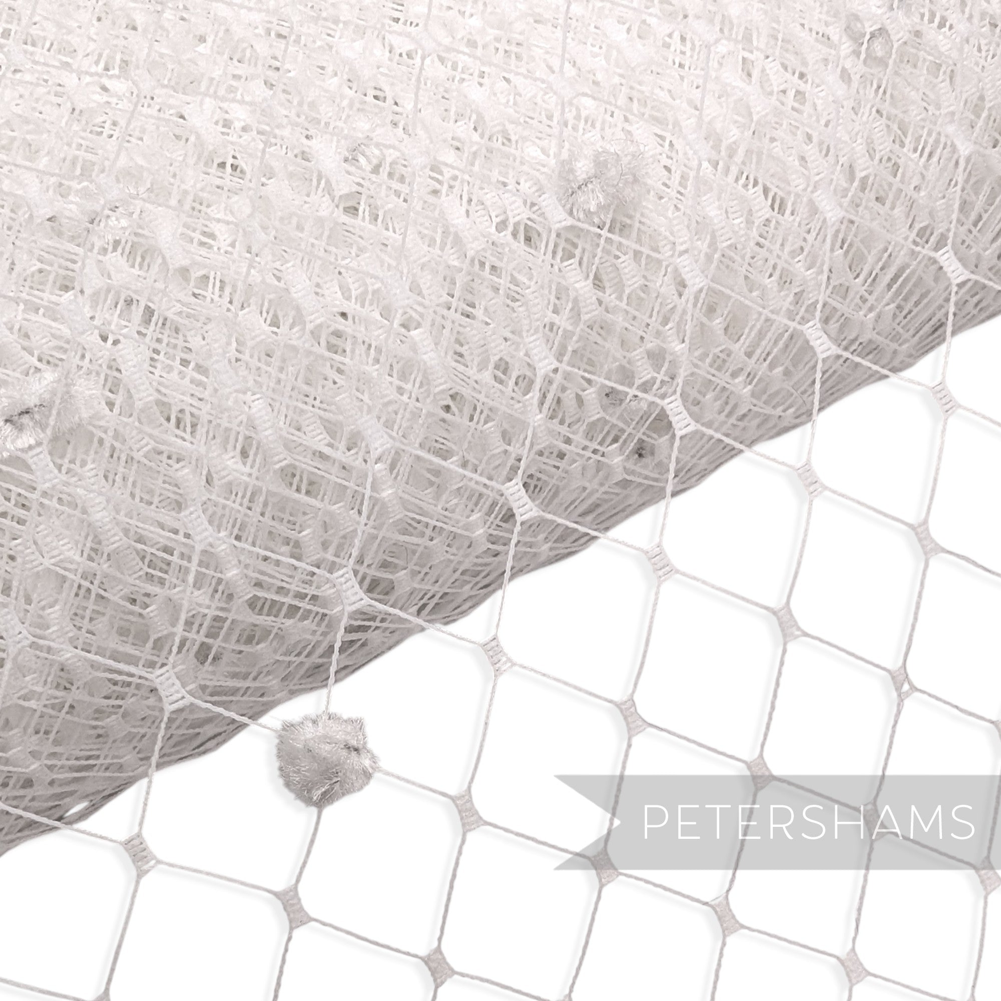 Dotted English Merry Widow Veiling, 30cm (12") Wide - 1m