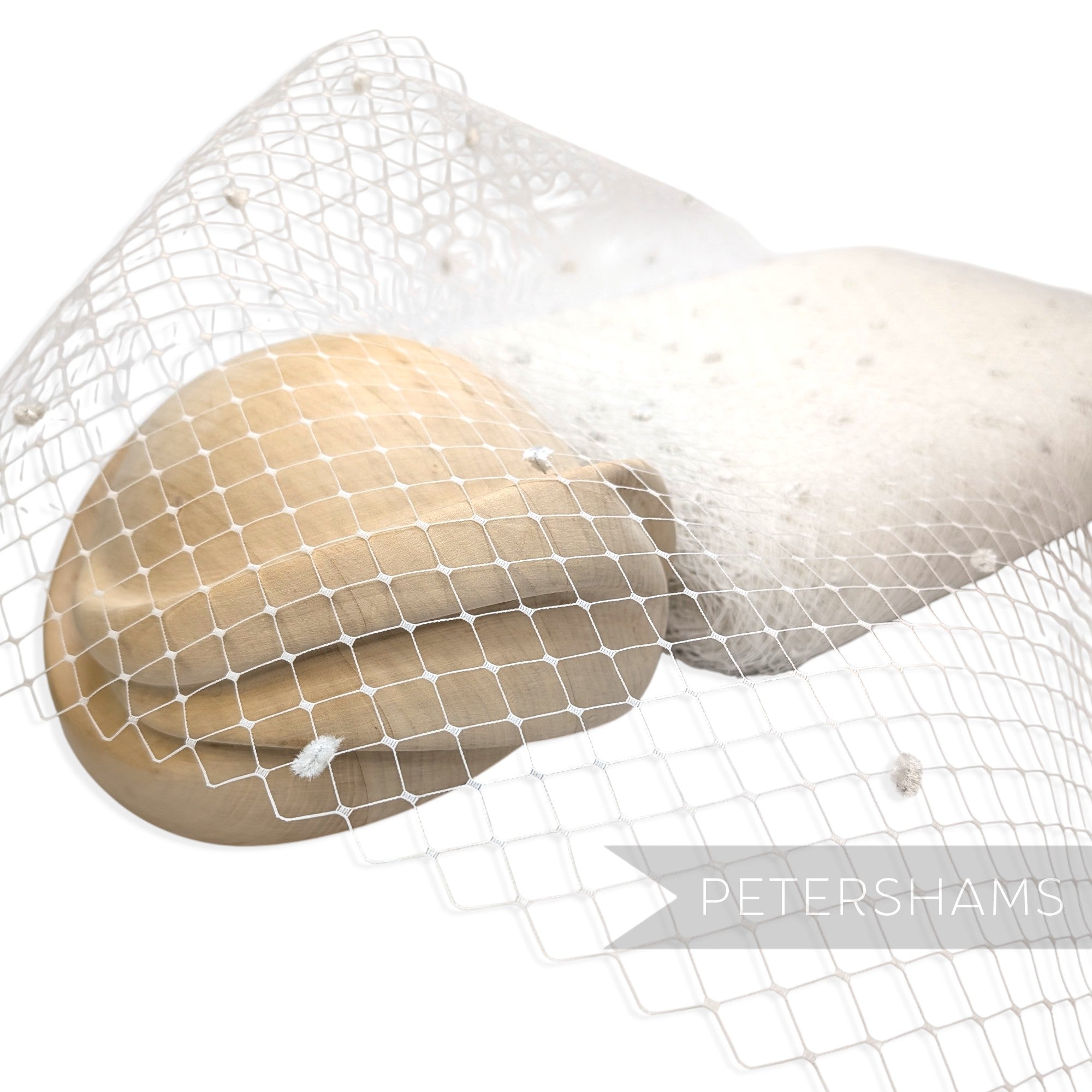 Dotted English Merry Widow Veiling, 30cm (12") Wide - 1m