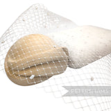 Dotted English Merry Widow Veiling, 30cm (12") Wide - 1m