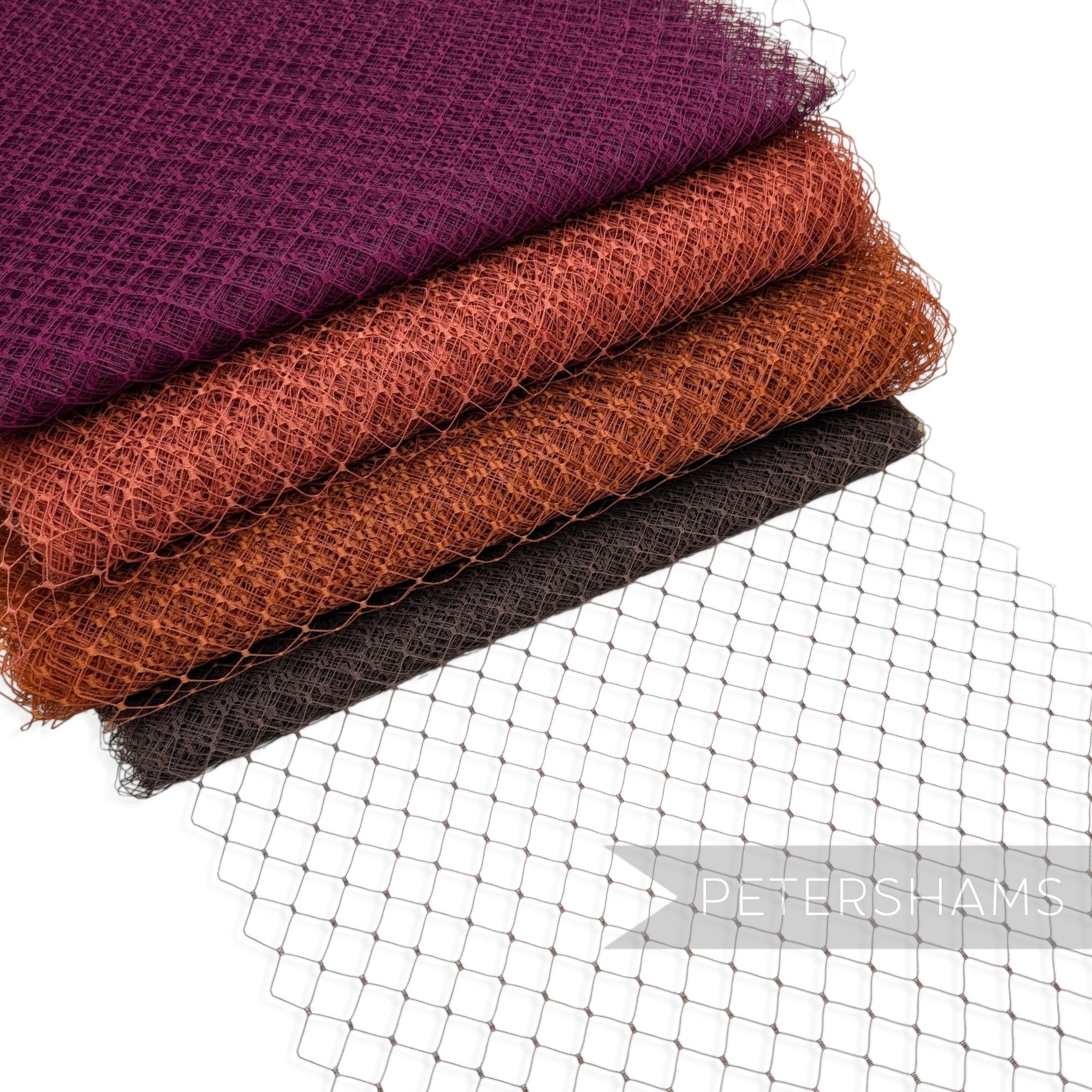 Vintage 1960s-70s English Merry Widow Veiling - 1m