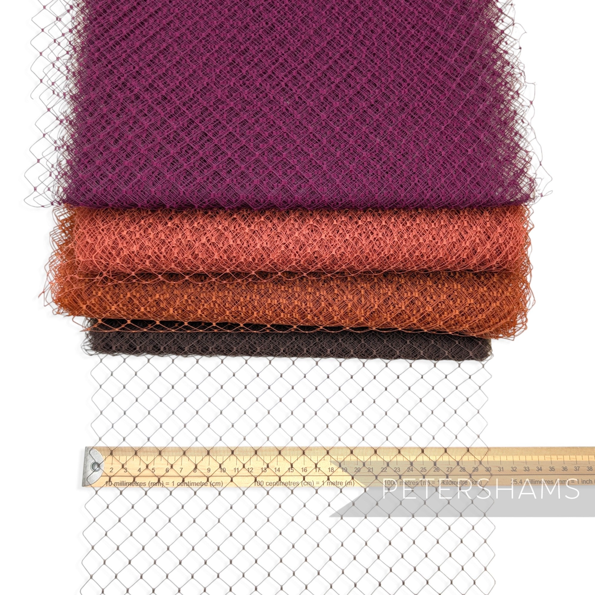 Vintage 1960s-70s English Merry Widow Veiling - 1m