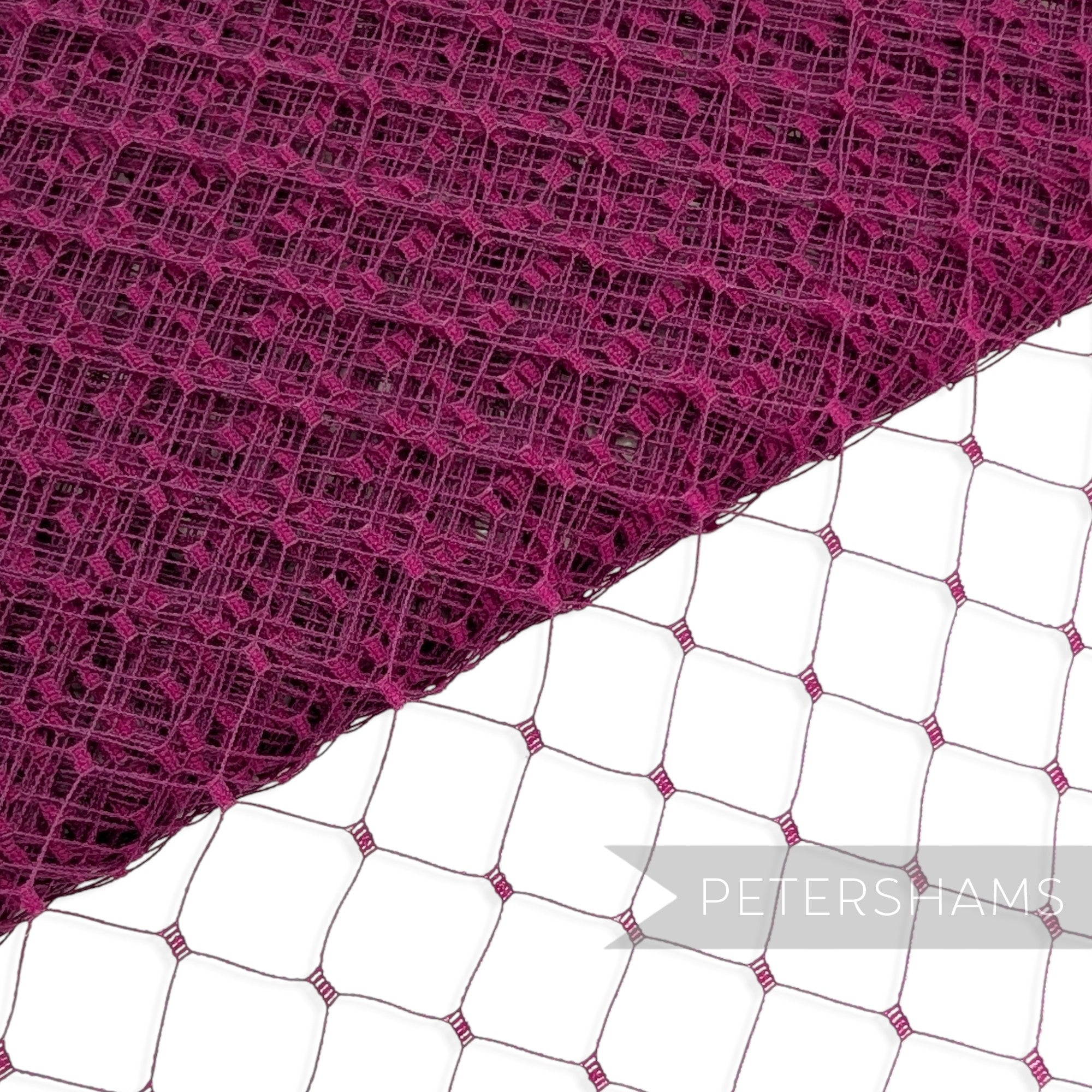 Vintage 1960s-70s English Merry Widow Veiling - 1m