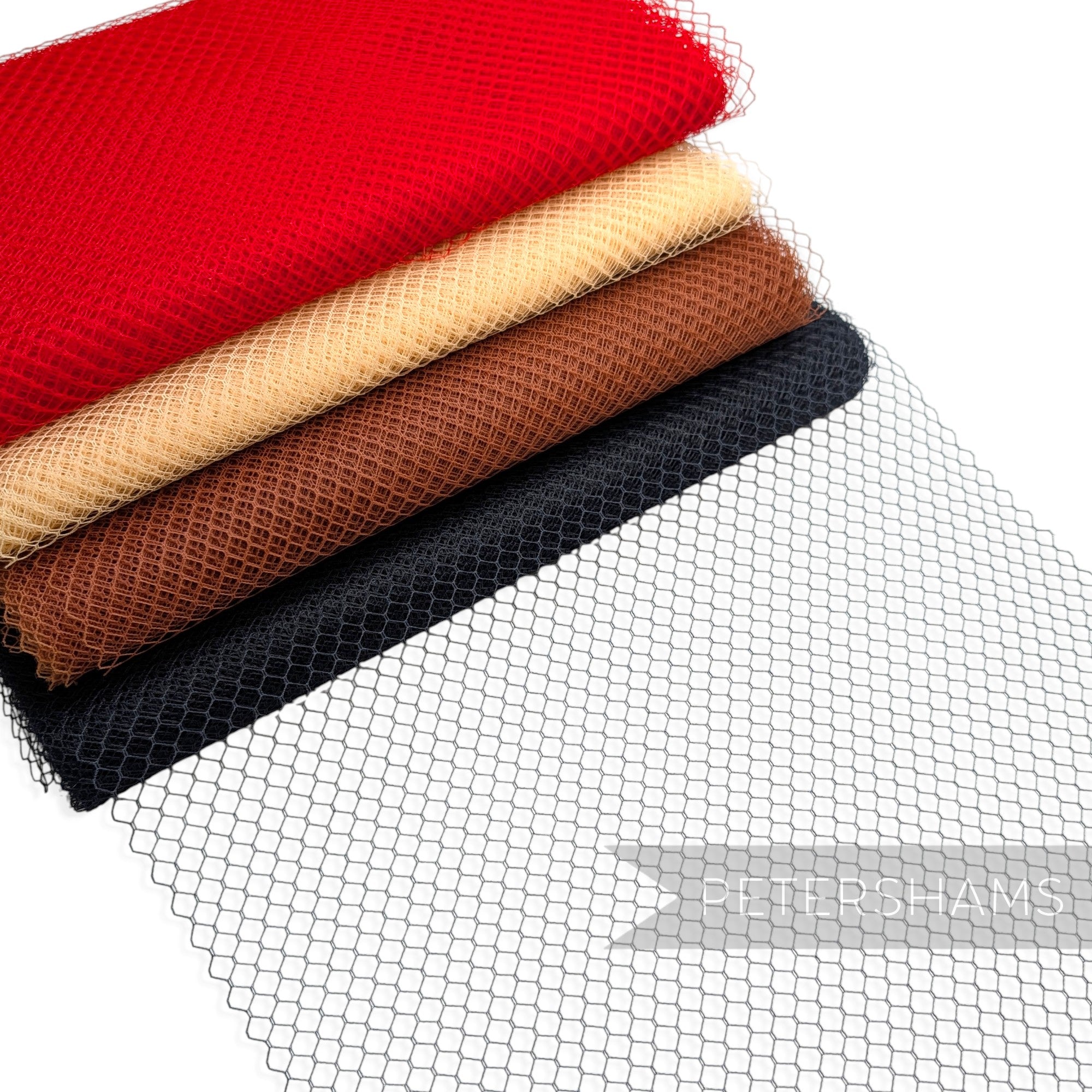 1960s / 1970s Vintage Plain Veiling - 1m