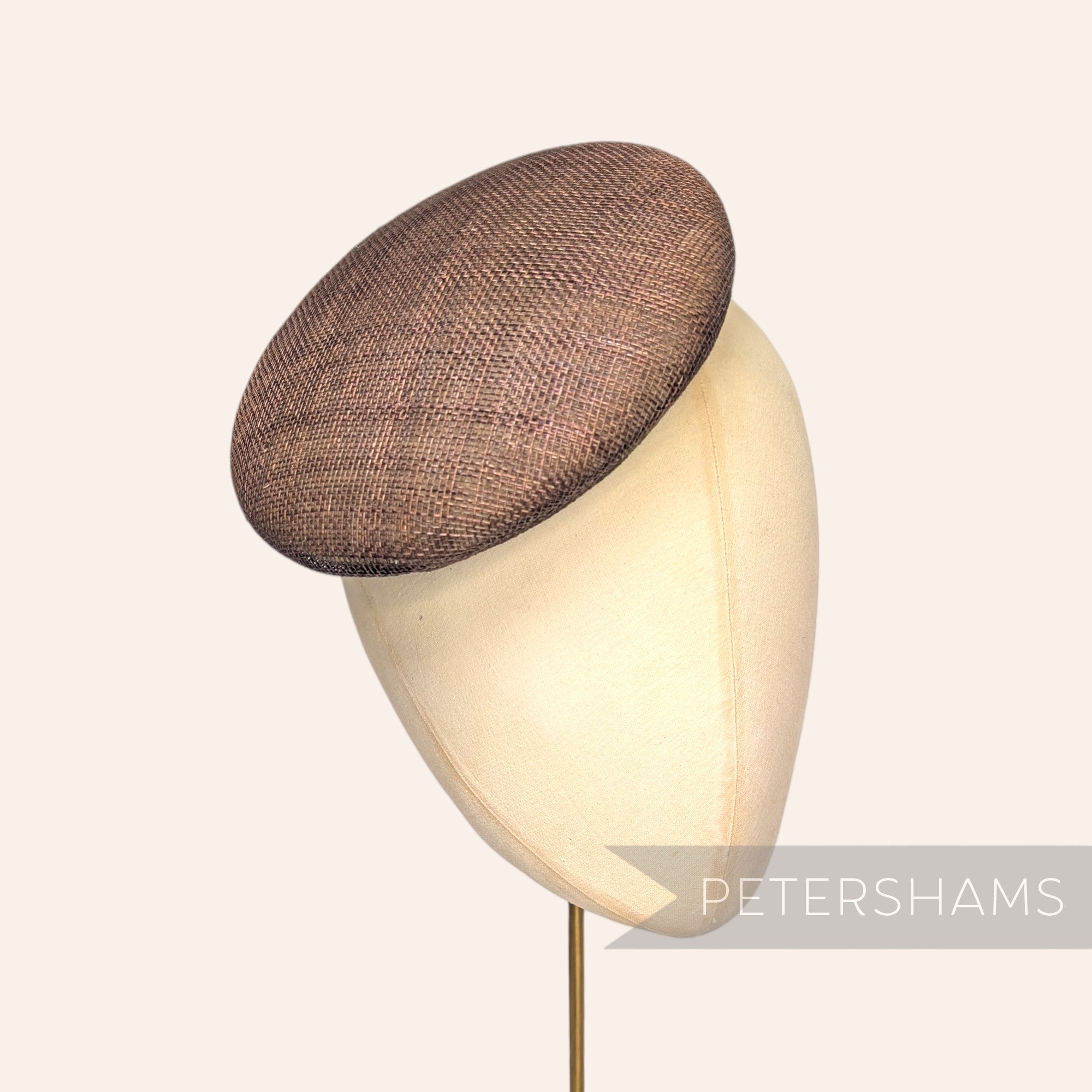 Sinamay 17cm Button Fascinator Base