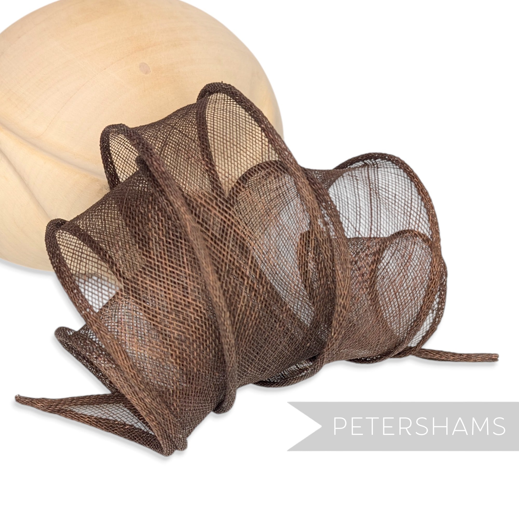 Hand Rolled Sinamay Ribbon Trim