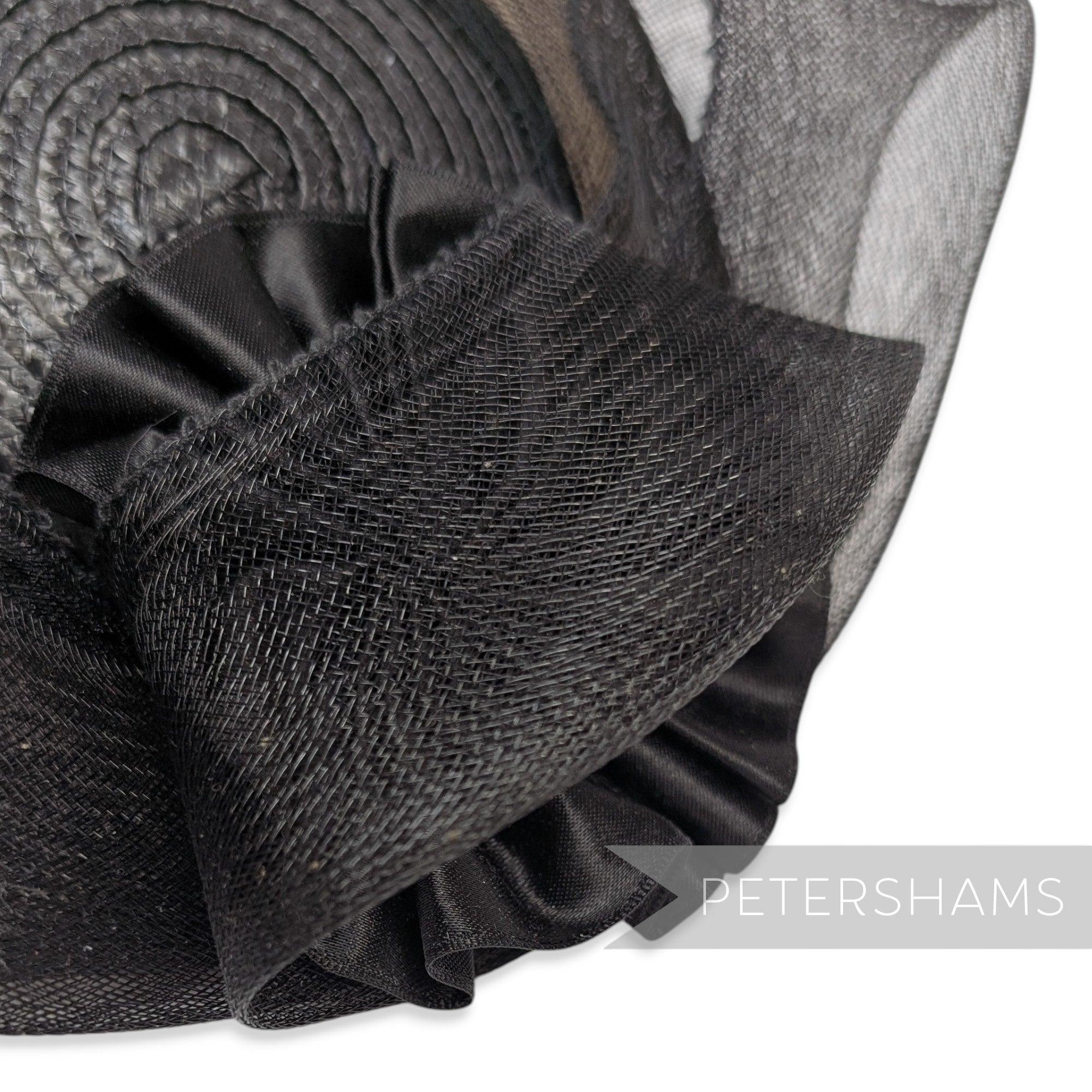 Ready-To-Wear Crin and Polybraid Fascinator with Bow