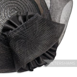 Ready-To-Wear Crin and Polybraid Fascinator with Bow