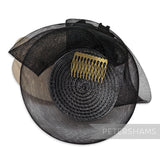 Ready-To-Wear Crin and Polybraid Fascinator with Bow