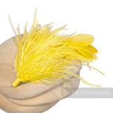 Ostrich & Stripped Coque Feather Mount