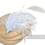 Ostrich & Stripped Coque Feather Mount