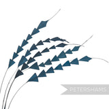 Zig Zag Coque Feathers - Pack of 5