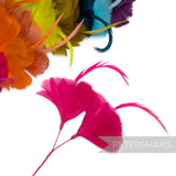 Petite Double Goose Feather Flower
