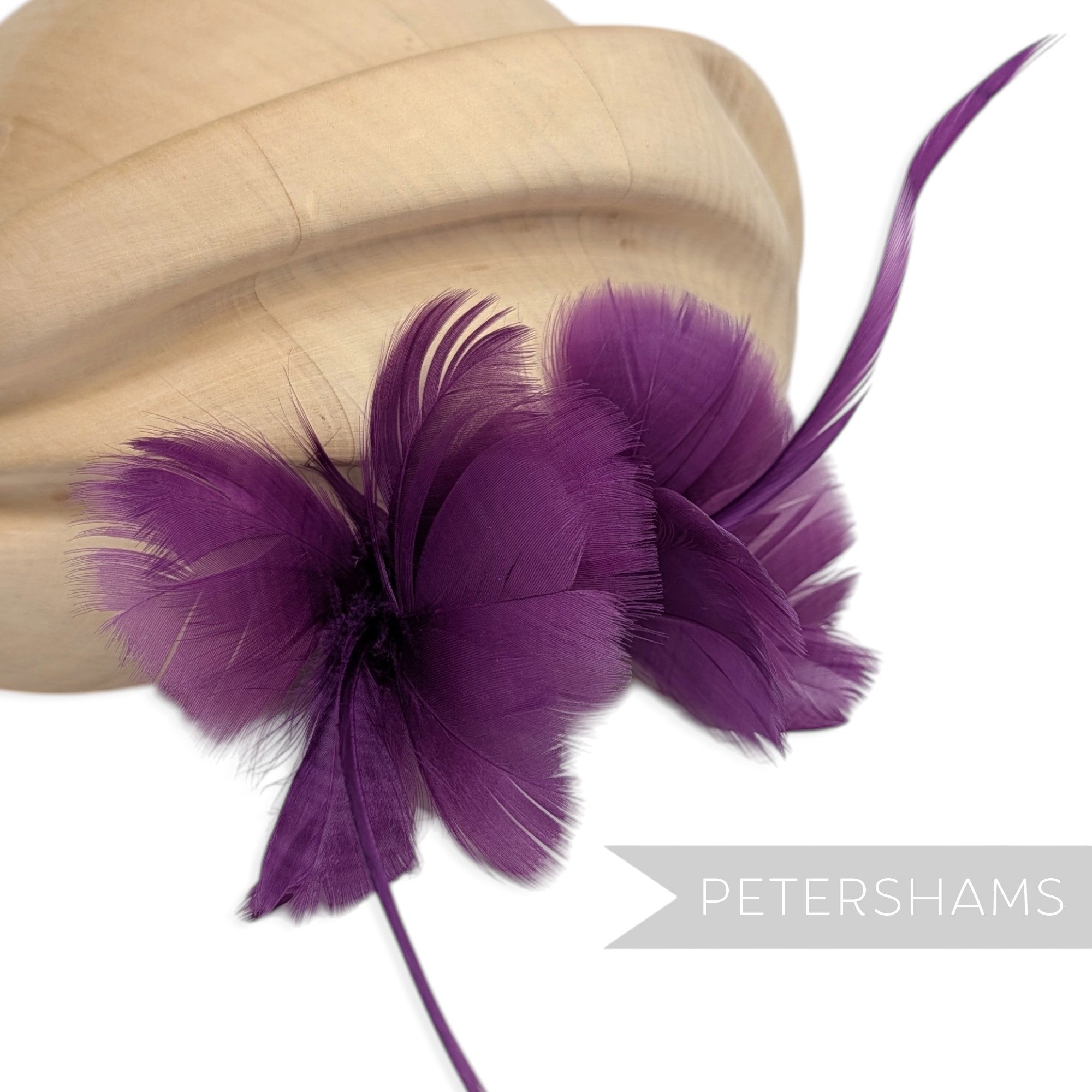 Petite Double Goose Feather Flower