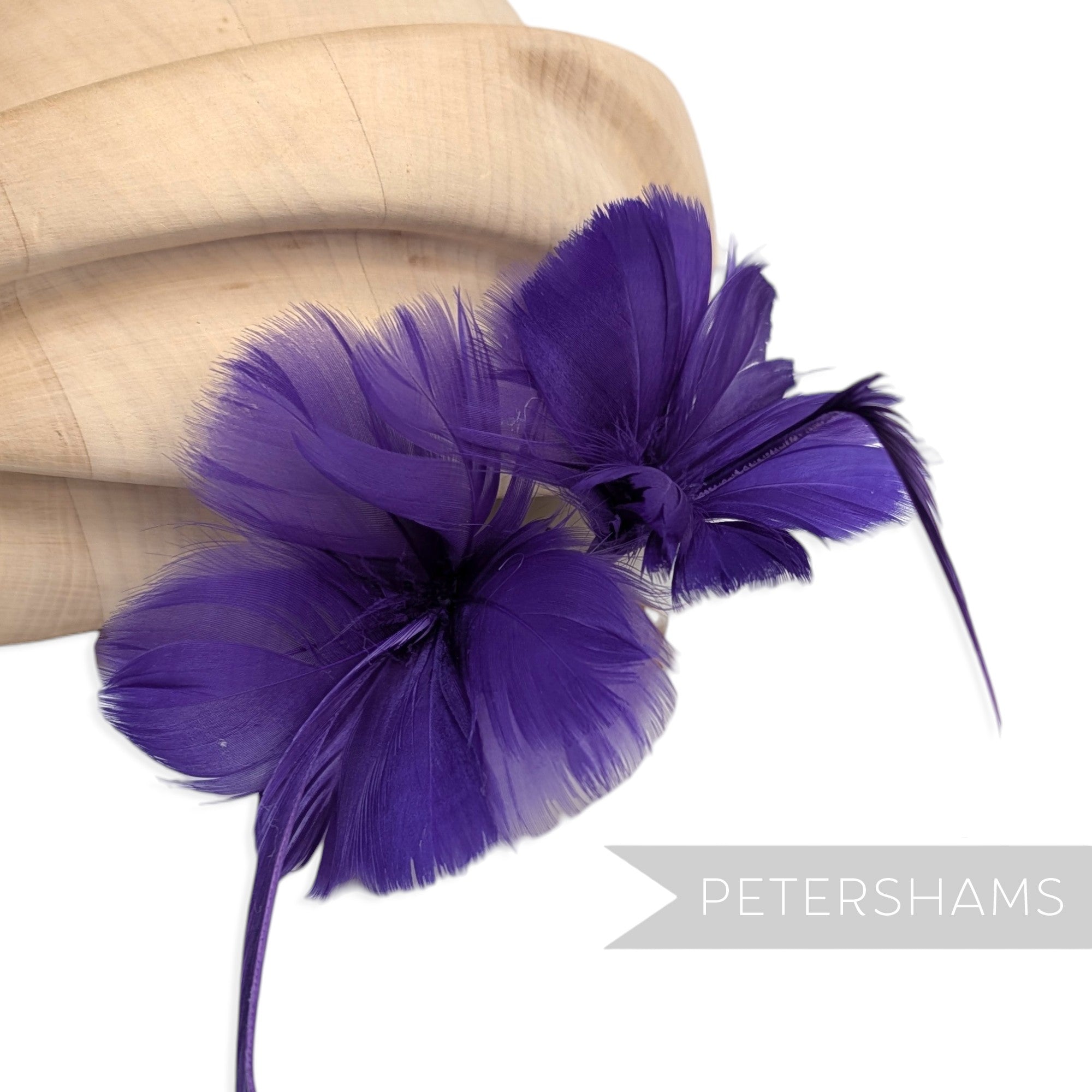 Petite Double Goose Feather Flower