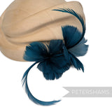 Petite Double Goose Feather Flower