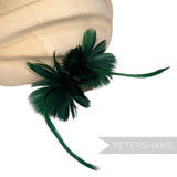 Petite Double Goose Feather Flower