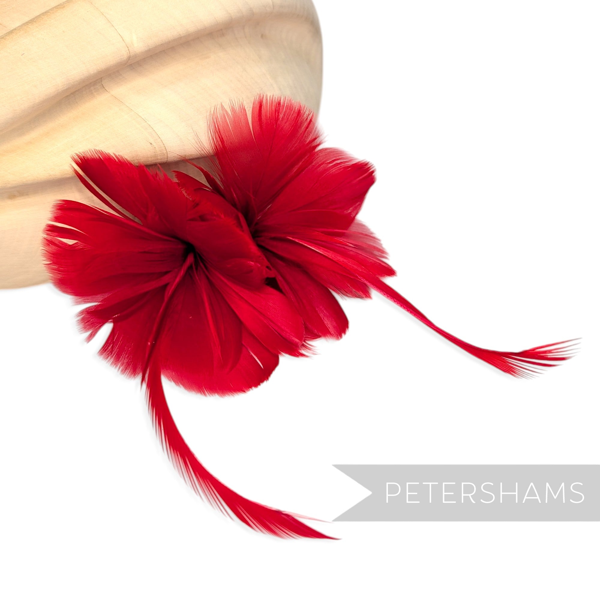 Petite Double Goose Feather Flower
