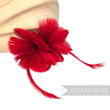 Petite Double Goose Feather Flower