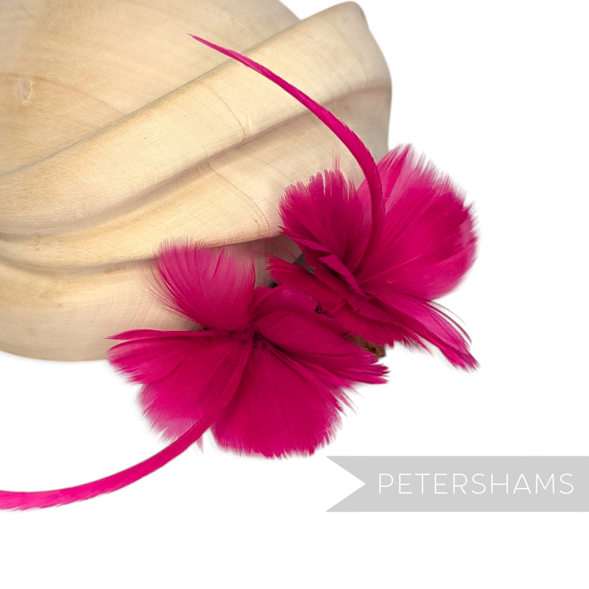 Petite Double Goose Feather Flower