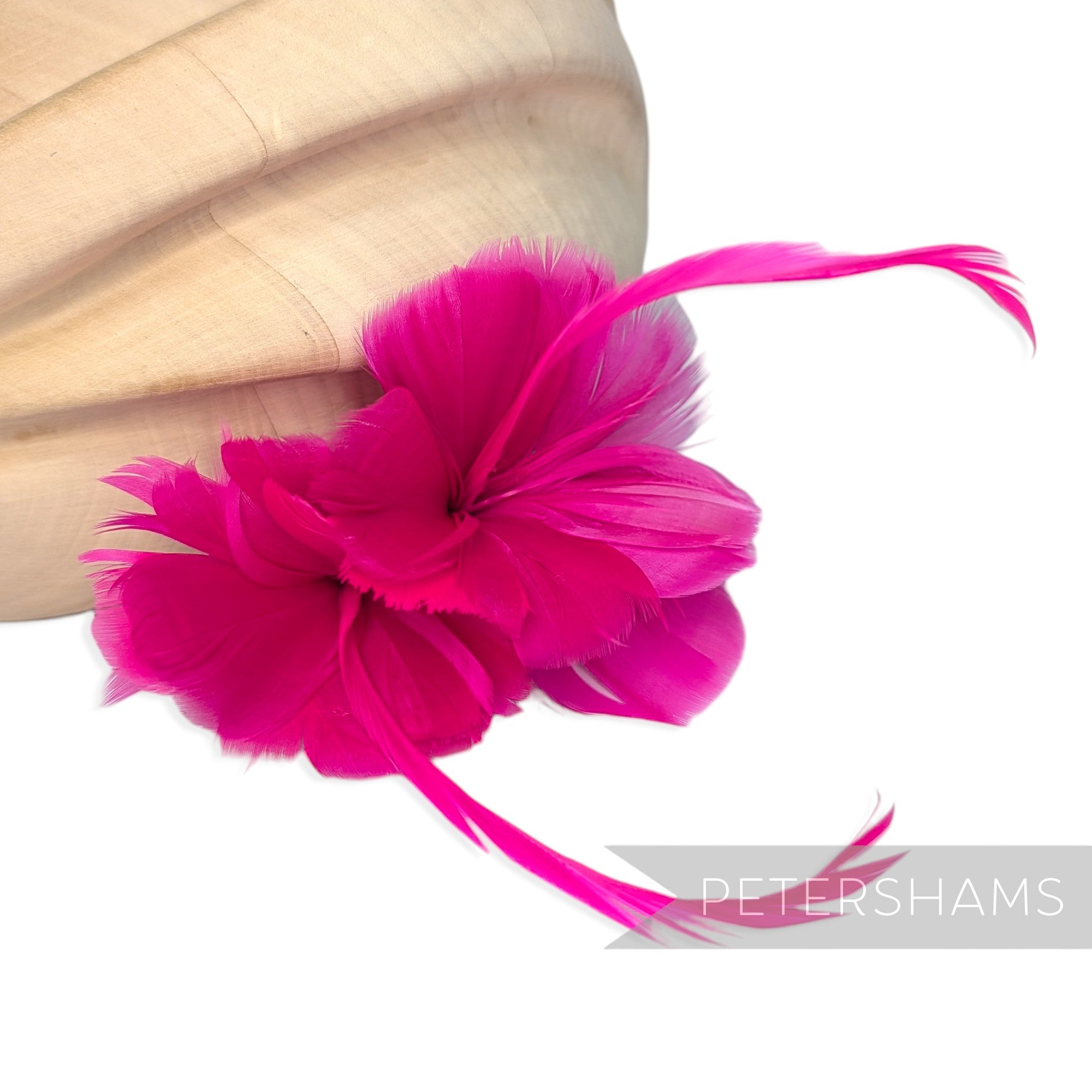 Petite Double Goose Feather Flower