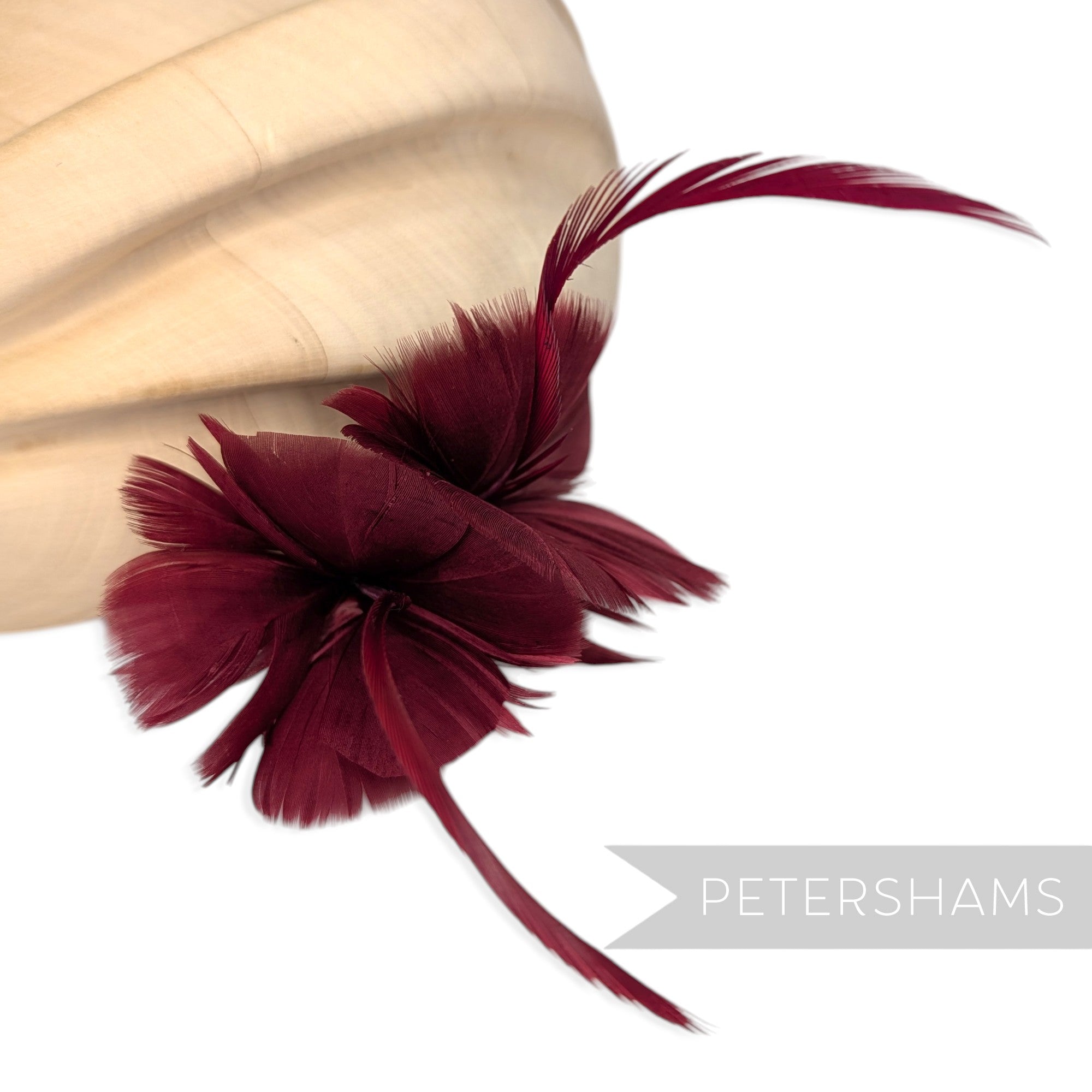 Petite Double Goose Feather Flower