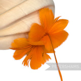 Petite Double Goose Feather Flower