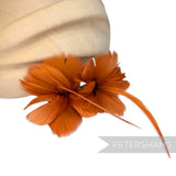 Petite Double Goose Feather Flower