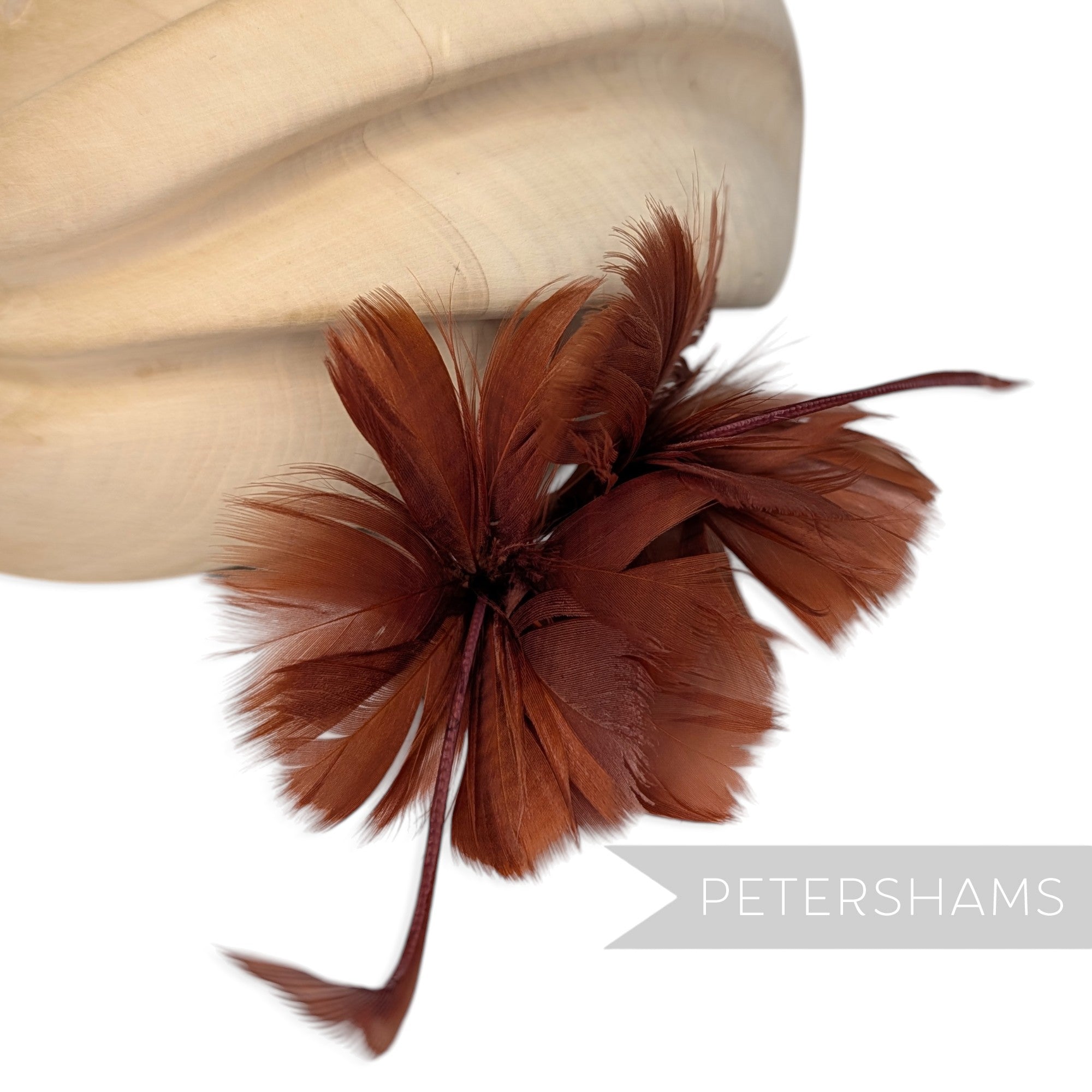 Petite Double Goose Feather Flower