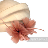 Petite Double Goose Feather Flower