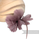 Petite Double Goose Feather Flower