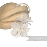 Petite Double Goose Feather Flower