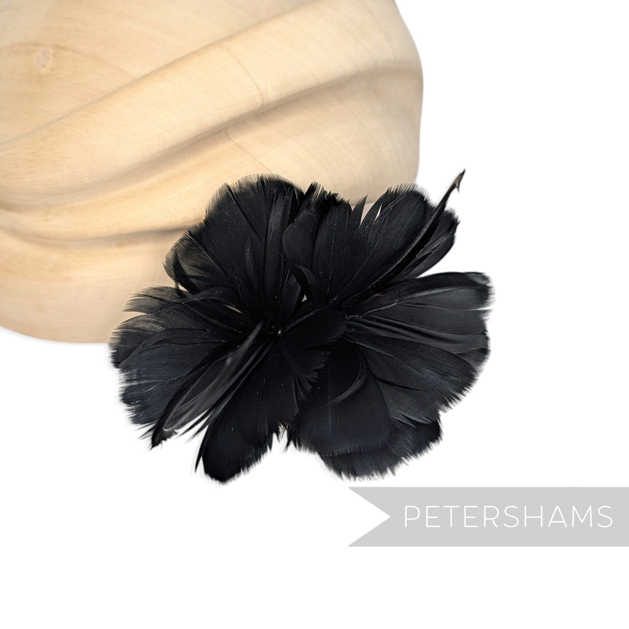 Petite Double Goose Feather Flower