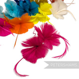 Petite Double Goose Feather Flower