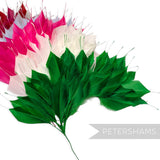 Large Spiky Goose Feather Wired Hat Mount