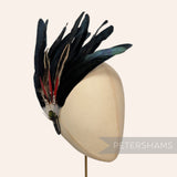 Black Full Coque & Pheasant Large Hat Mount