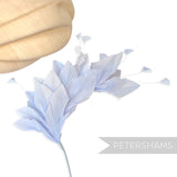 Stripped Diamond Coque & Goose Feather Wired Hat Mount