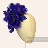 'Miranda' Silk & Organza Magnolia Millinery Flower Hat Mount