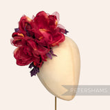 'Miranda' Silk & Organza Magnolia Millinery Flower Hat Mount