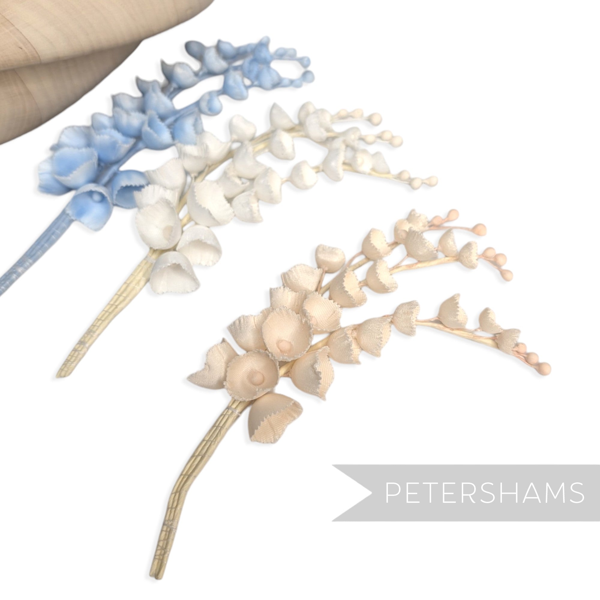 'Gabrielle' Silk Lily of the Valley Flower Spray - 3 Stems