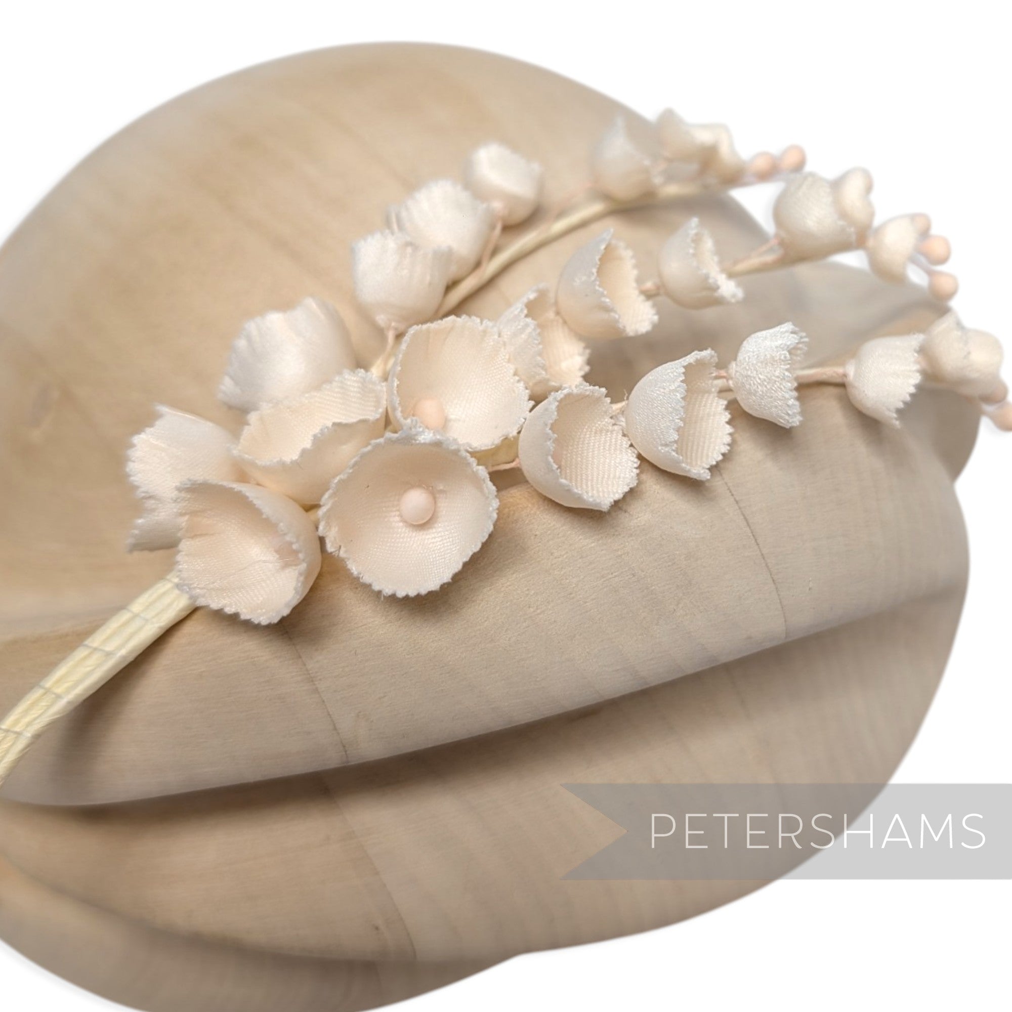 'Gabrielle' Silk Lily of the Valley Flower Spray - 3 Stems