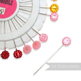 Set of 30 Vintage Inspired Pins: Leaves, Hearts or Flowers