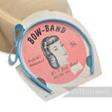'Bow Band' Vintage 1950s Plastic Headband on Card