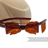 'Bow Band' Vintage 1950s Plastic Headband on Card