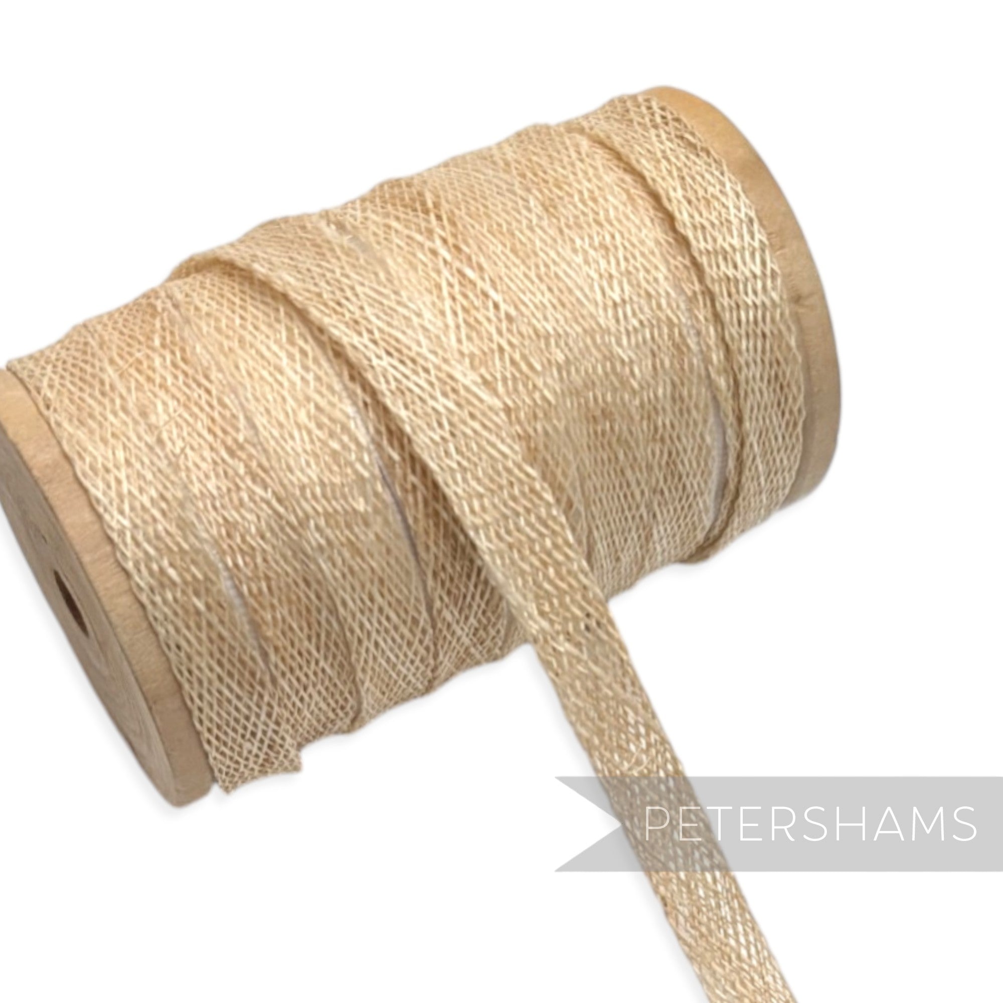 1cm wide Sinamay Bias Binding Strip - 1.6m